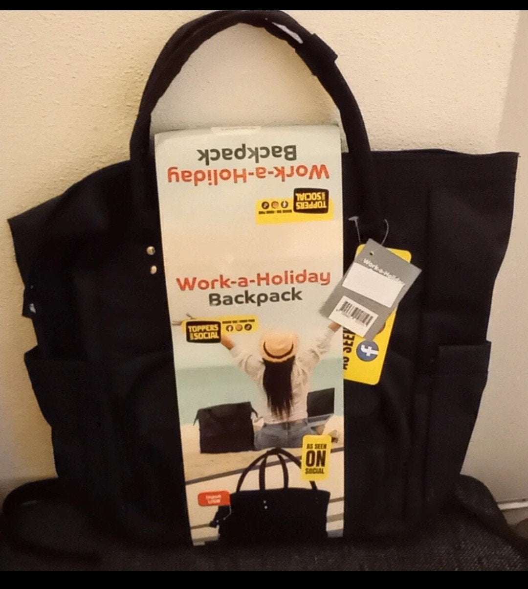 Work-a-Holiday Backpack - Ideaal voor werk en reizen, 25 tot 40 cm, Nieuw, Ophalen of Verzenden, Waterdicht