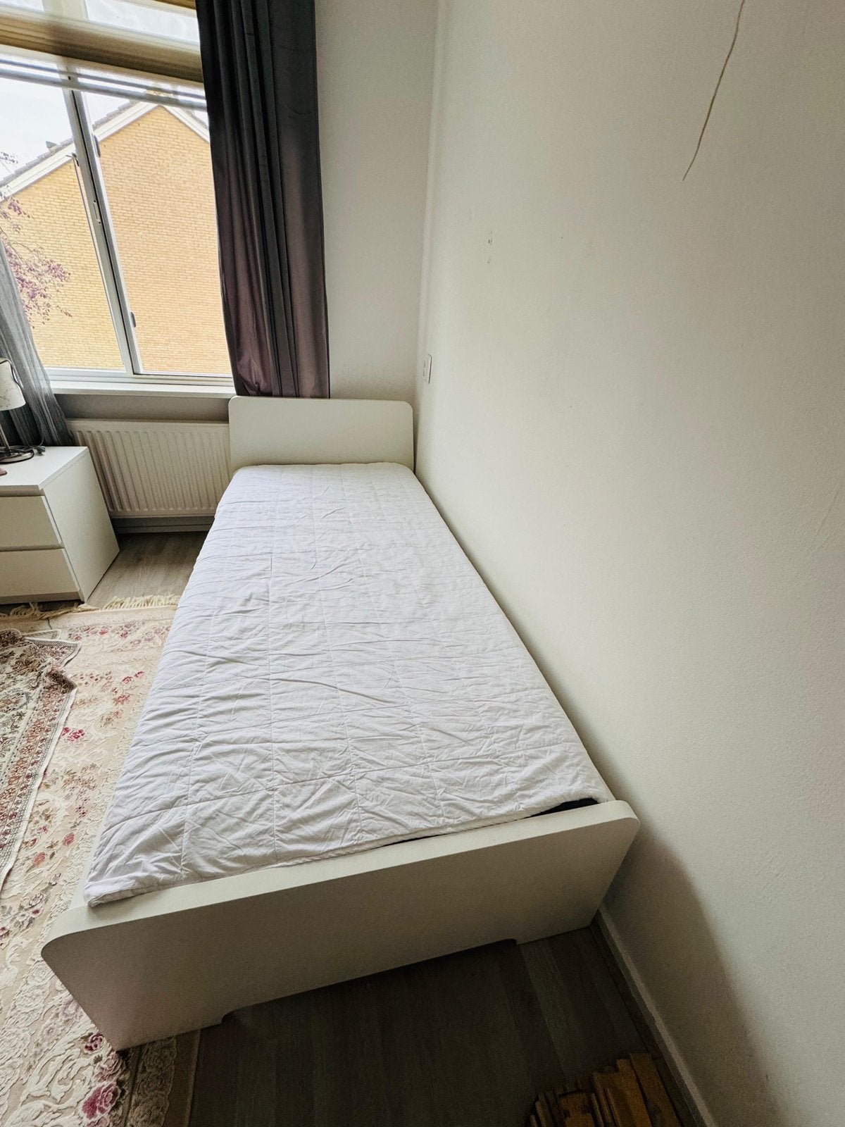 IKEA Eenpersoonsbed 200x90 cm (excl. matras), Ophalen, Gebruikt, 90 cm, Eenpersoons
