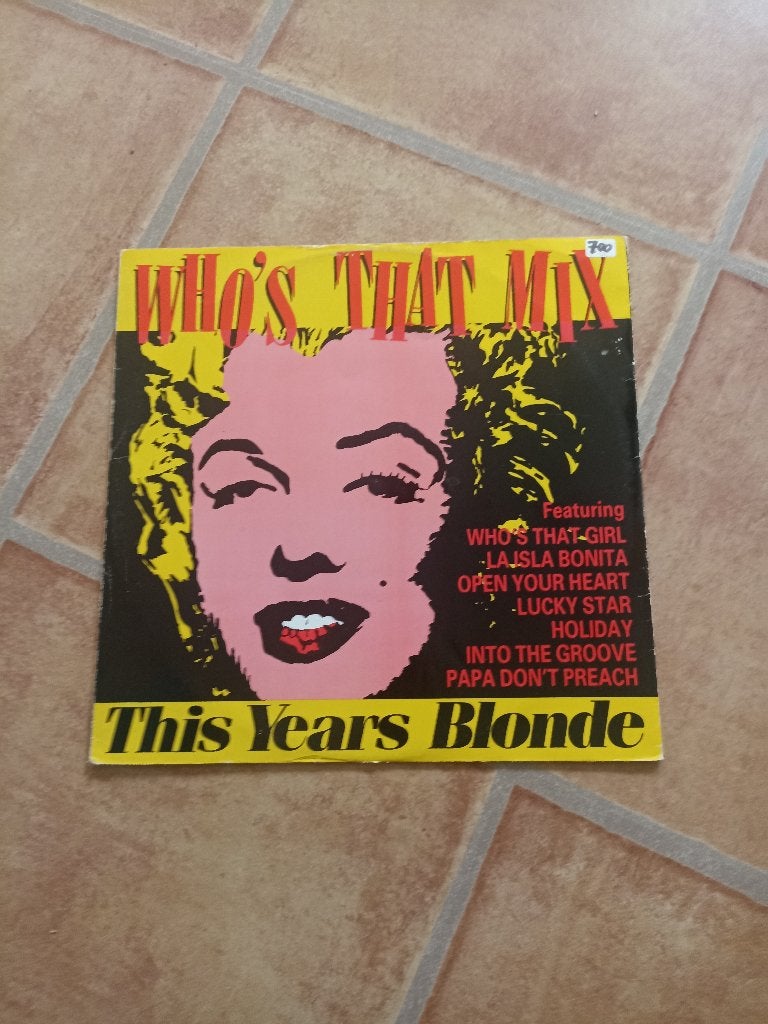 12'' This Years Blonde - Who's that mix ( Madonna mix ), Ophalen of Verzenden, Gebruikt, 12 inch