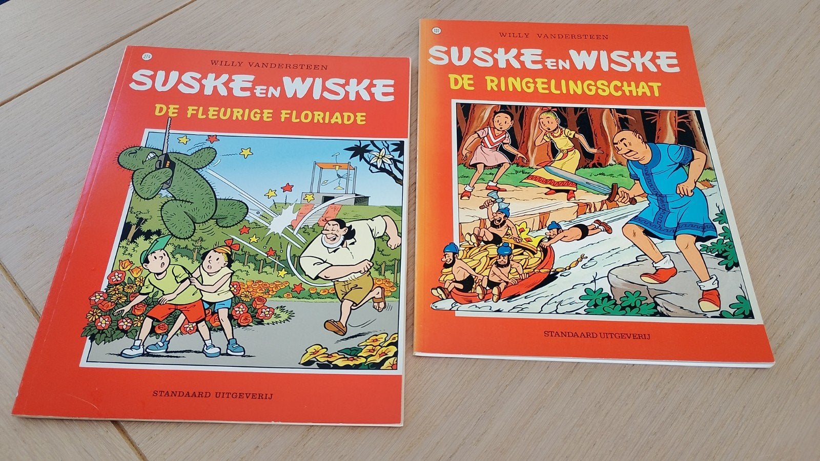 Suske en Wiske stripboeken, Boeken, Meerdere stripboeken, Ophalen of Verzenden, Gelezen, Willy Vandersteen