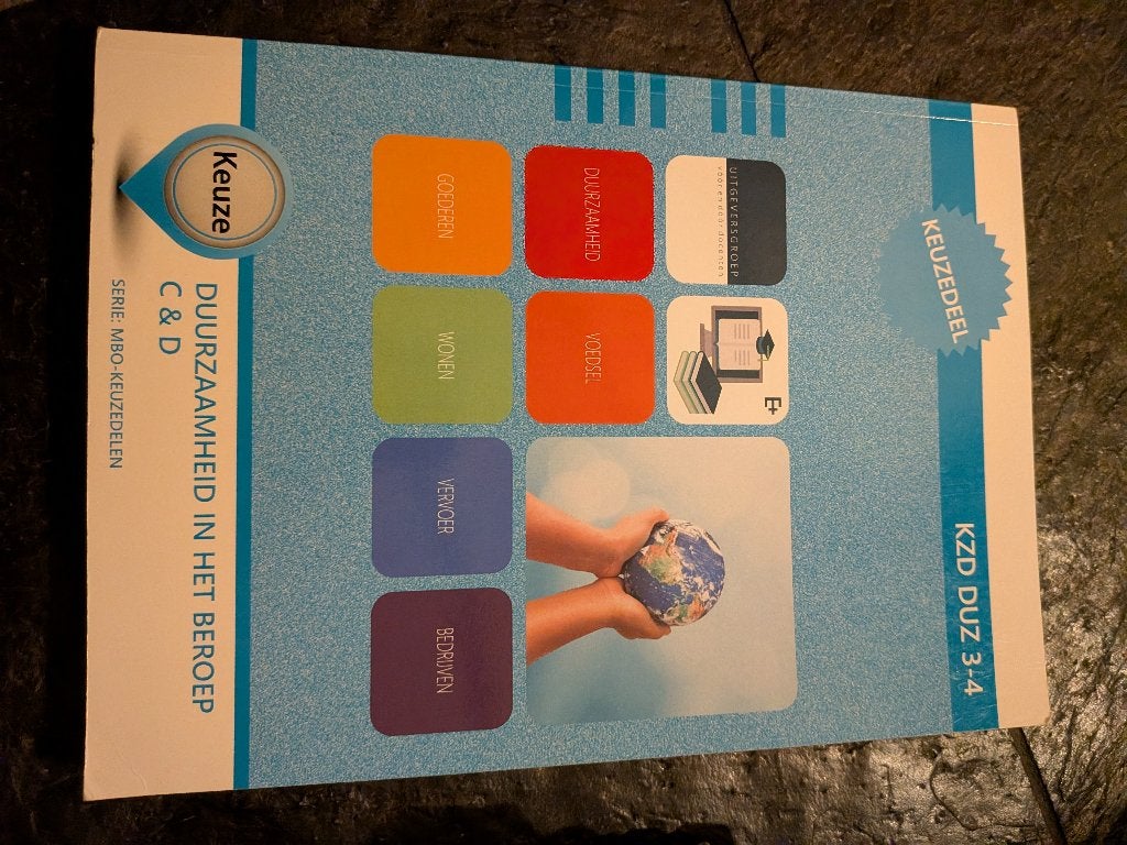 Duurzaamheid in het beroep, Ophalen of Verzenden, Zo goed als nieuw, Overige niveaus, Educatieve uitgeversgroep