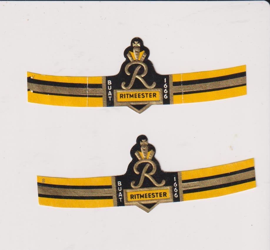 sigarenbanden - RITMEESTER, Verzamelen, Ophalen of Verzenden, Zo goed als nieuw, Sigarenbandjes