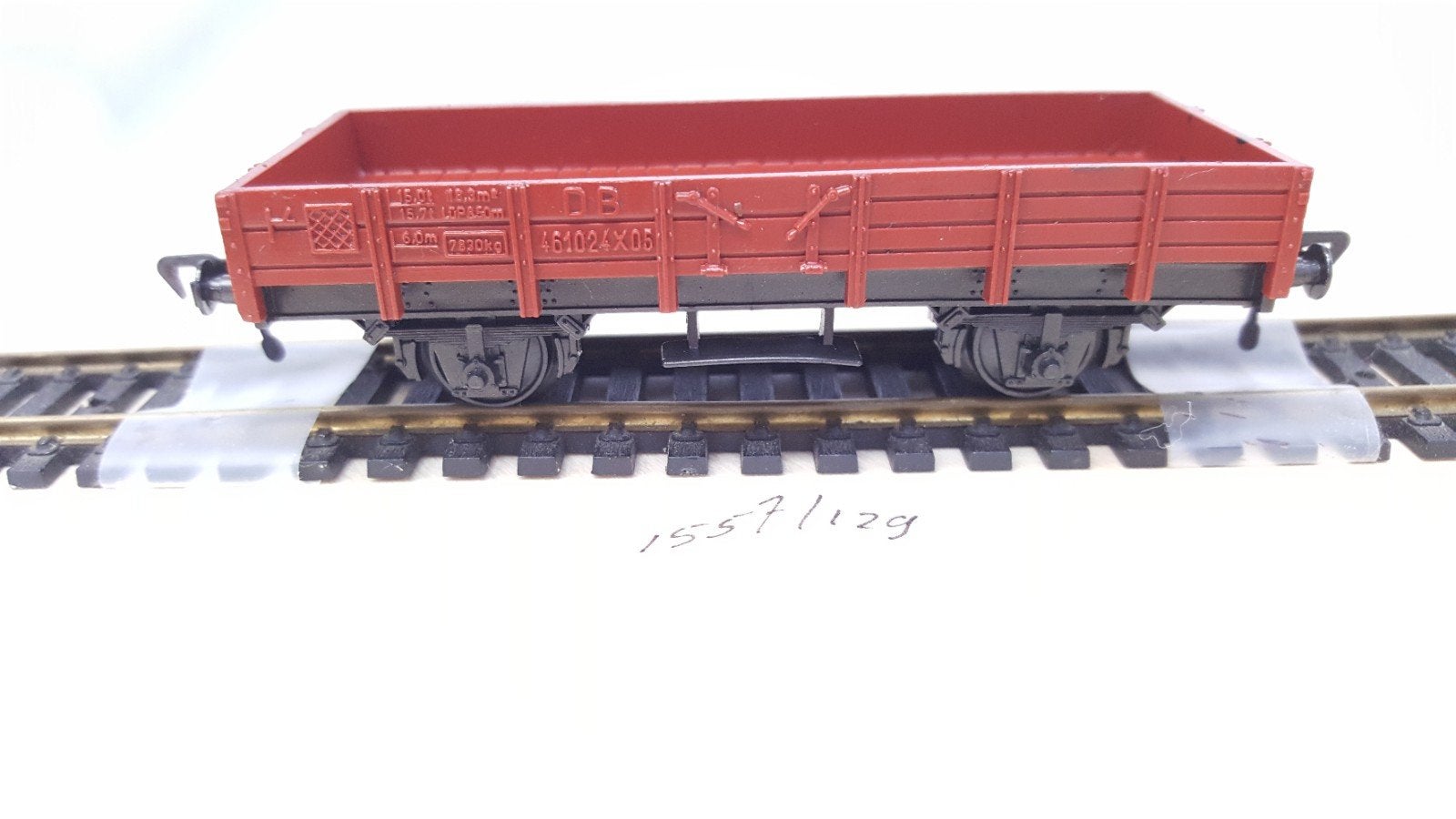 Fleischmann H0 1451 DB Goederenwagen Lage bakwagen, Hobby en Vrije tijd, Modeltreinen | H0, Gebruikt, Wagon, Gelijkstroom, Fleischmann
