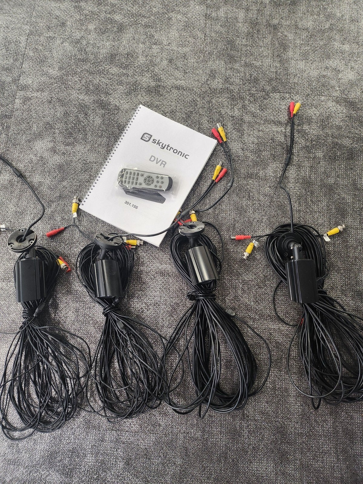 Skytronic DVR Beveiligingssysteem met 4 Camera's, Ophalen of Verzenden, Gebruikt, Buitencamera