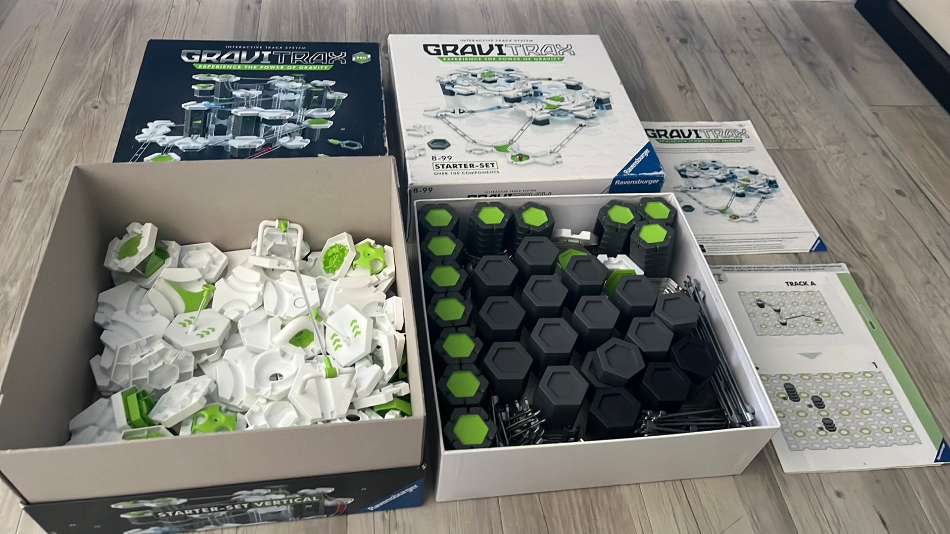 Gravitrax starter-set + starter-set vertical + uitbreidingen, Ophalen of Verzenden, Zo goed als nieuw