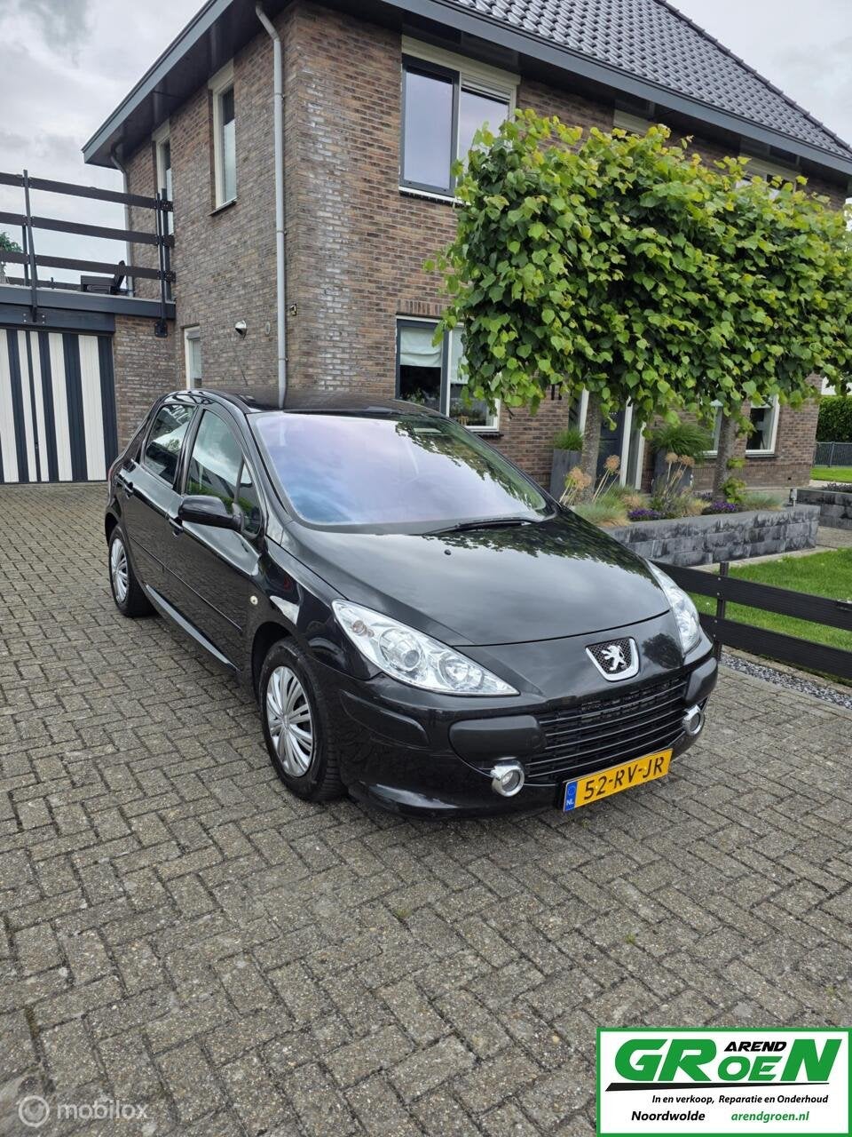 Peugeot 307 1.6-16V XS airco cruise, Voorwielaandrijving, Gebruikt, 635 kg, Zwart
