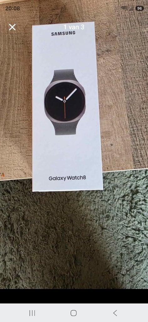 Galaxy watch 8, Ophalen, Zwart, Nieuw, GPS