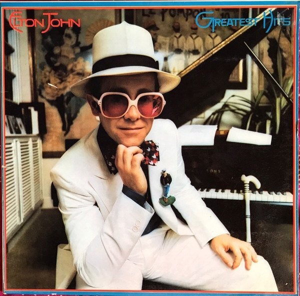 lp,Elton John – Greatest Hits, Ophalen of Verzenden, Gebruikt, 12 inch, Poprock