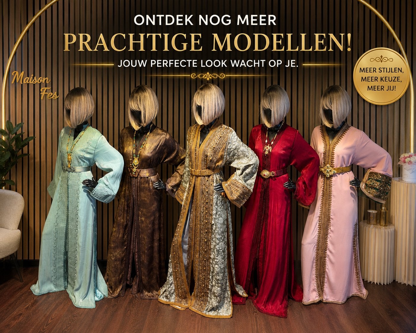 Te huur !!! Marokkaanse Caftans, Kleding | Dames, Jurken, Overige kleuren, Maat 42/44 (L), Nieuw, Ophalen of Verzenden
