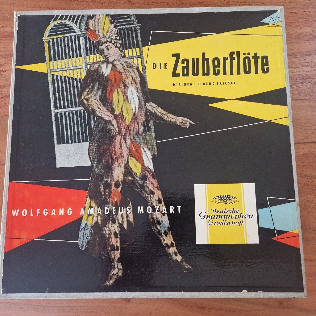 Mozart Die Zauberflöte-Fricsay DGG Box-Fischer, Boxset, Gebruikt, Mozart, Opera of Operette