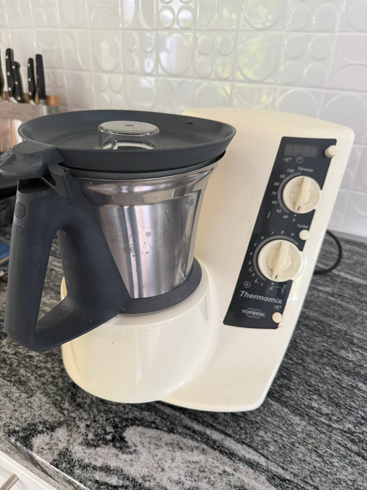 Vorwerk Thermomix compleet, 4 liter of meer, Ophalen, Zo goed als nieuw, 3 snelheden of meer