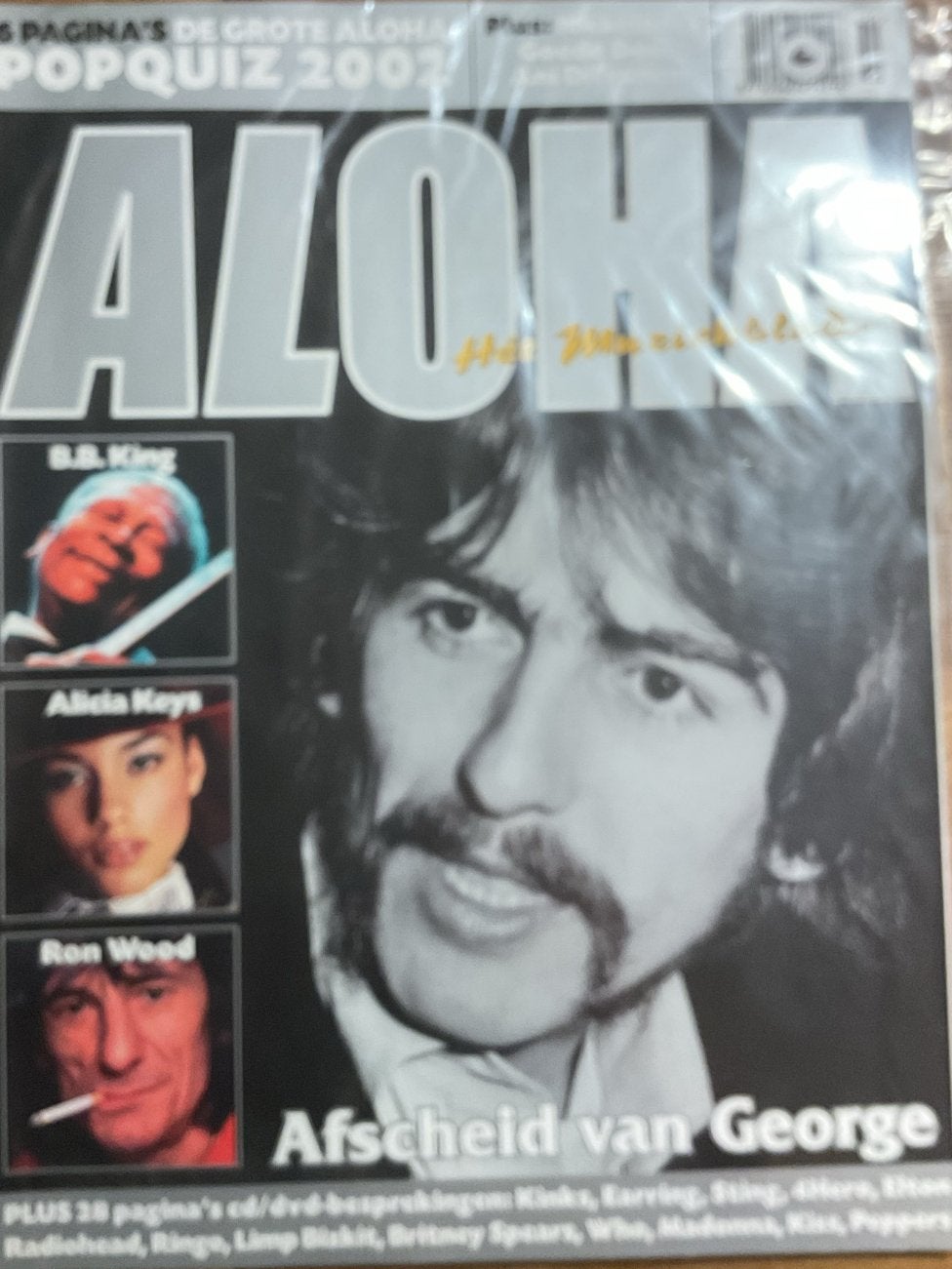 Aloha Magazine: Afscheid van George (2002), Verzenden, Zo goed als nieuw, Muziek, Film of Tv