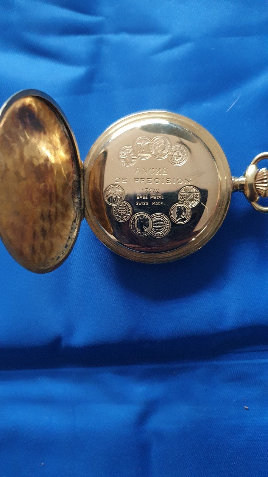 zakhorloge  stowa  voor blinden, Ophalen of Verzenden, Staal, Overige merken