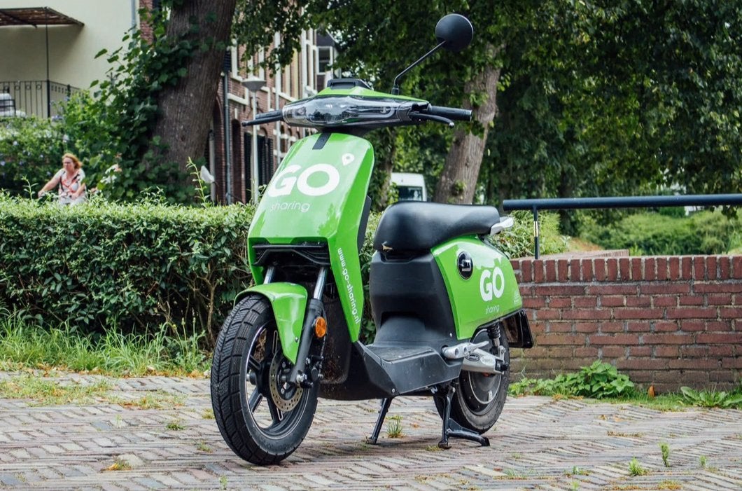 go sharing scooters (super soco cux), Ophalen, Gebruikt, Maximaal 45 km/u