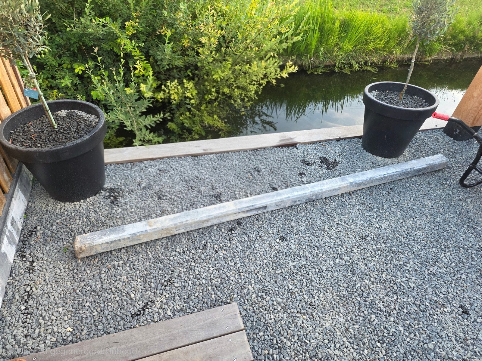 Betonpaal antraciet 100x100x3080mm, Ophalen, Nieuw, Overige materialen, Minder dan 3 meter
