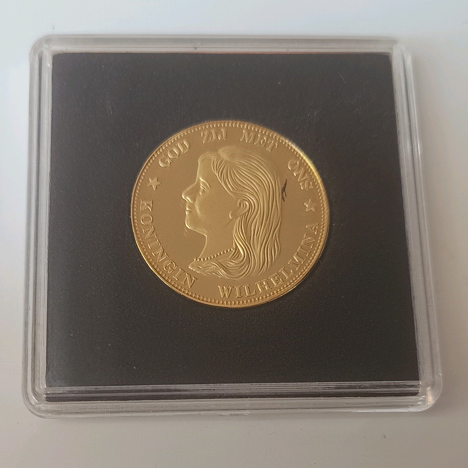 Herslag Wilhelmina 10 Gulden 1892, met certificaat, Postzegels en Munten, Munten | Nederland, Koningin Wilhelmina, Losse munt