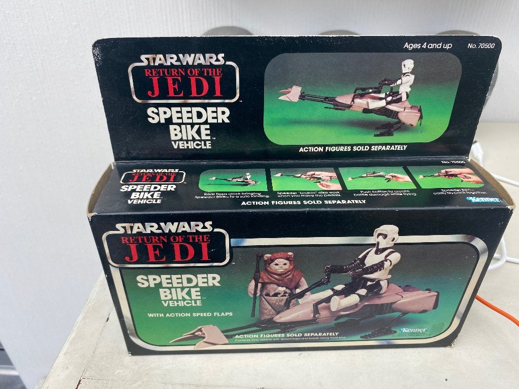 Star wars Return of the Jedi Speeder Bike Vehicle (Kenner), Ophalen, Nieuw, Actiefiguurtje