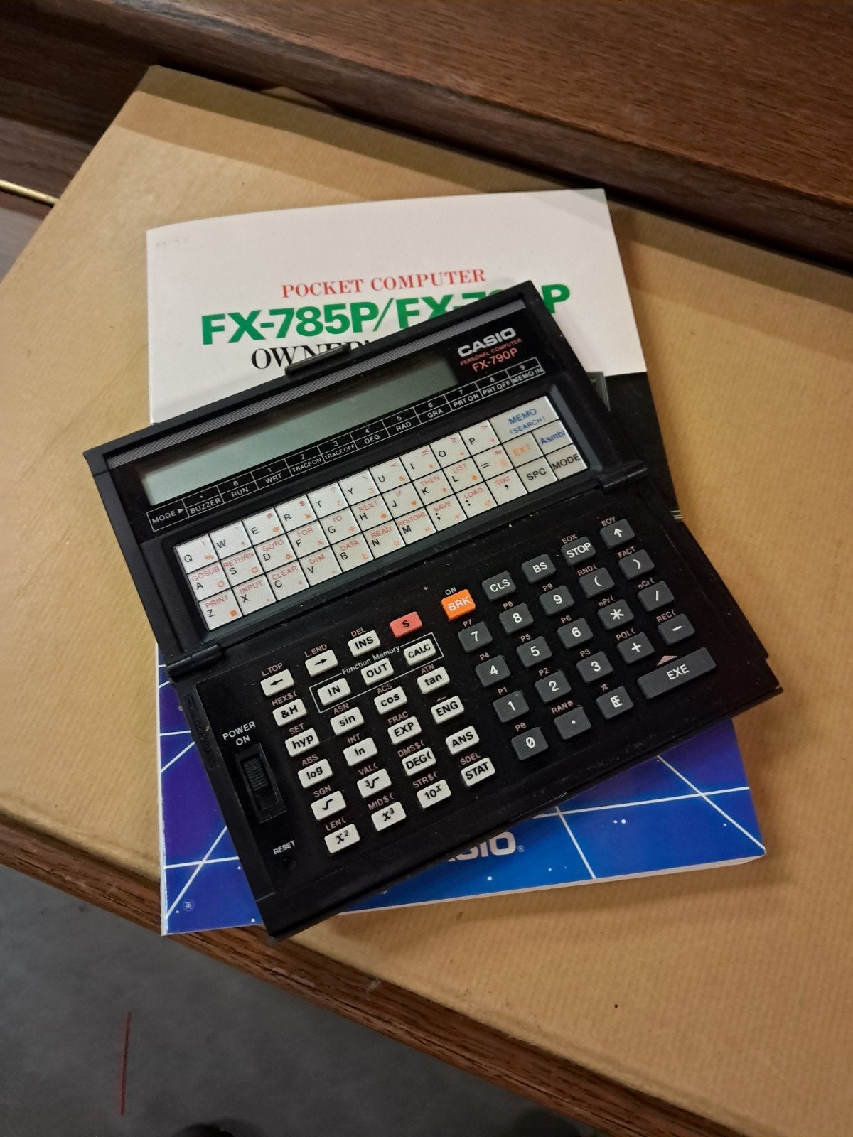 Vintage zakcomputer Casio FX-790P, geheel werkend., Ophalen of Verzenden, Gebruikt