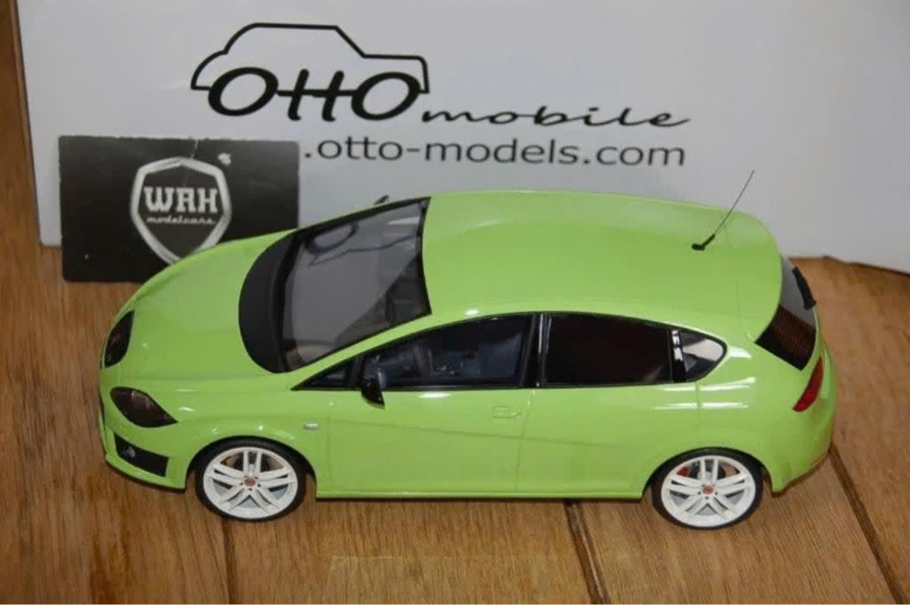 1:18 SEAT LEON MK2 CUPRA green Otto mobile OT404 WRH, Hobby en Vrije tijd, Verzenden, Zo goed als nieuw, Auto, OttOMobile