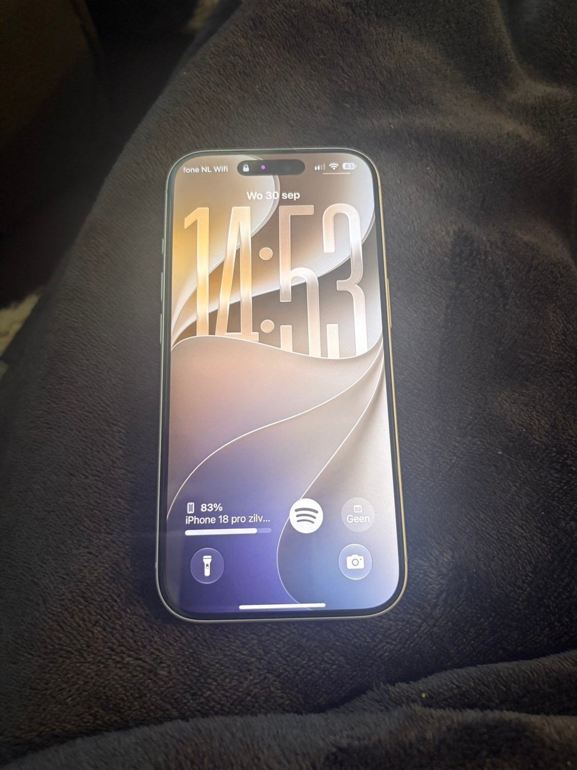 Iphone 18 pro  zilver 256gb, Telecommunicatie, Zo goed als nieuw, Zonder simlock, IPhone 18 Pro, Zilver