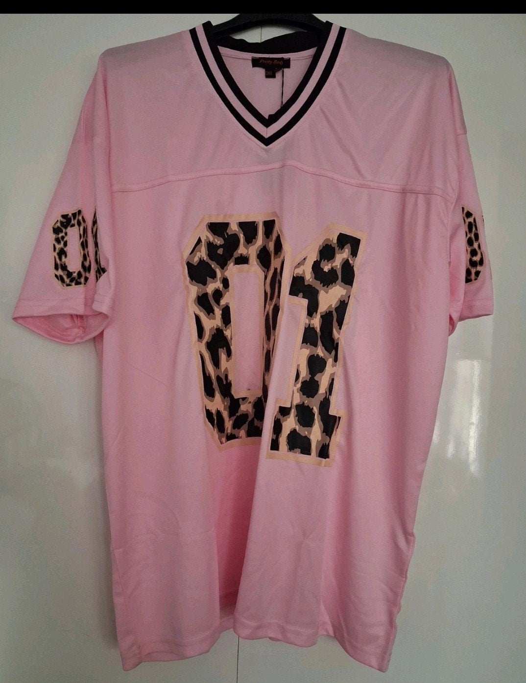 panter basketball shirt pink onesize, Pretty Body, Verzenden, Nieuw, Nvt