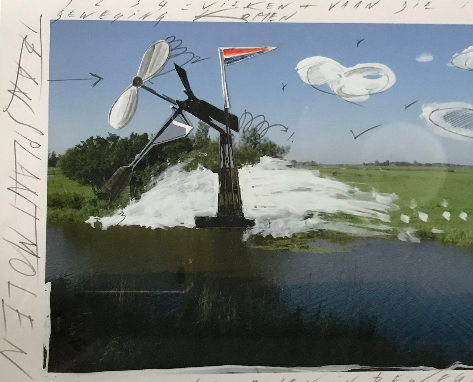 Han Bennink, ontwerp Transplantmolen, Ophalen