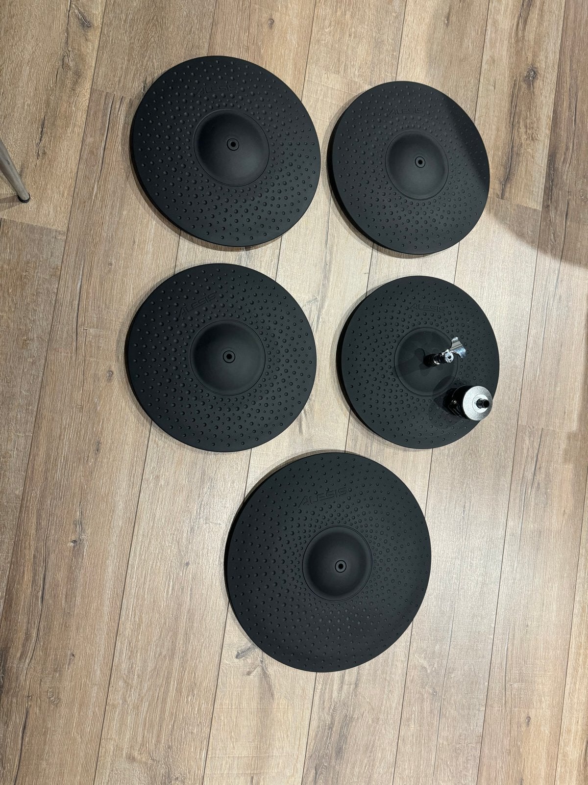 Alesis Strike Pro cymbal Set: 3x 14” Crash, 1x 16" Ride, Ophalen of Verzenden, Zo goed als nieuw, Drums of Percussie