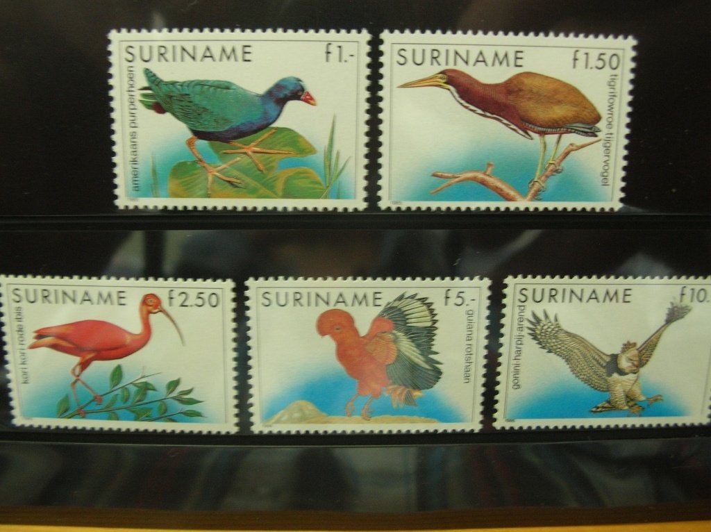 Suriname 1985 Tropische vogels, Verzenden, Postfris