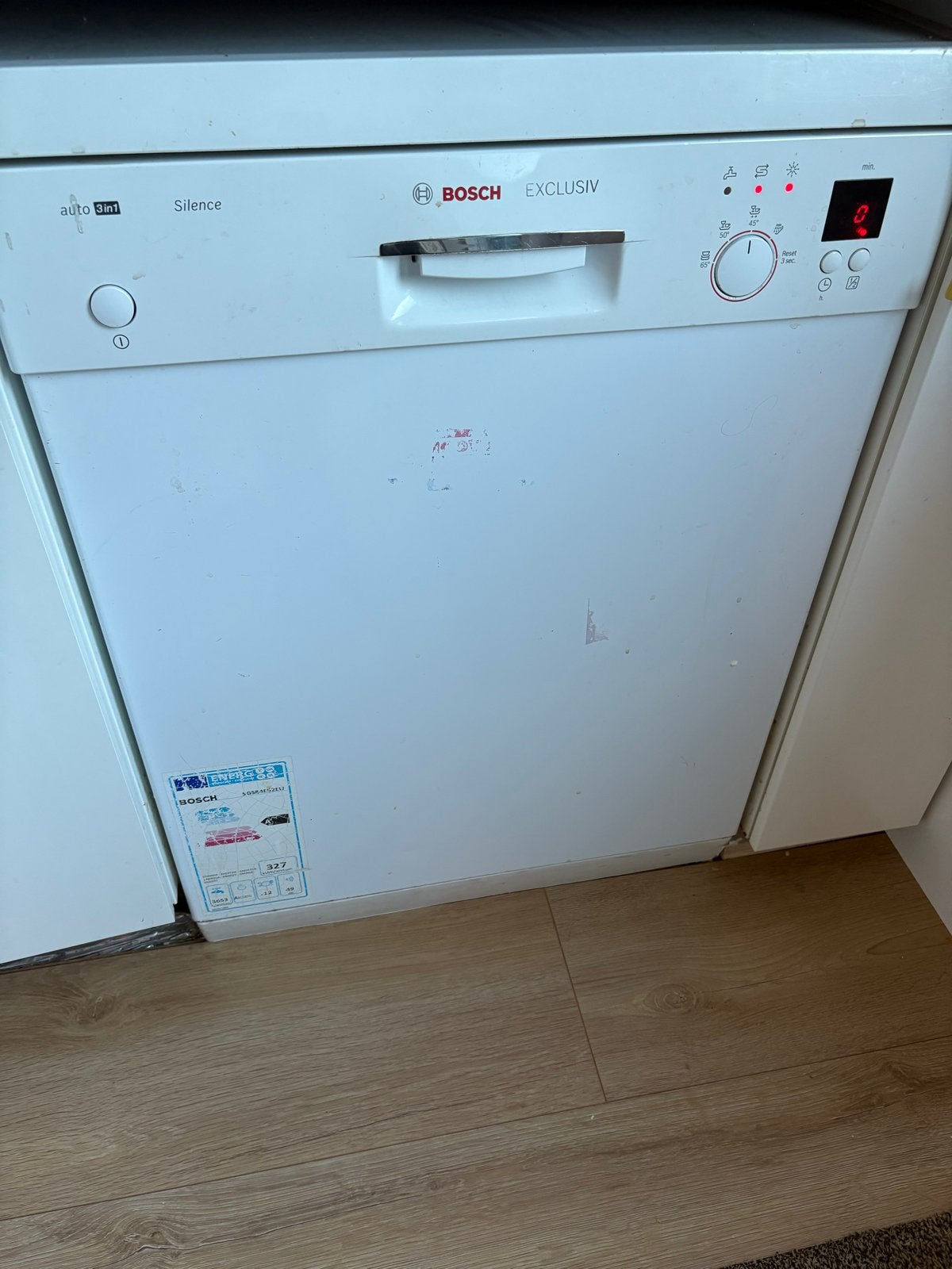 Gratis Bosch Exclusiv vaatwasser, Ophalen, Gebruikt, 60 cm of meer, 14 tot 18 liter