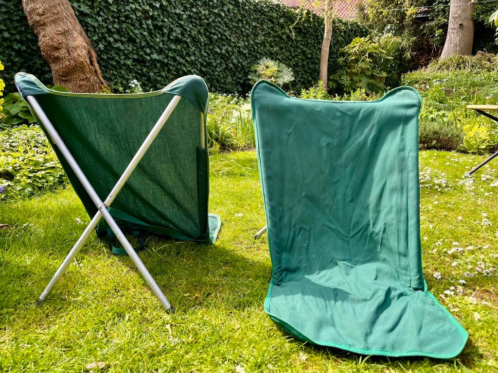 Unieke  stoeltjes Lafuma. Retro!, Ophalen of Verzenden, Gebruikt, Campingstoel