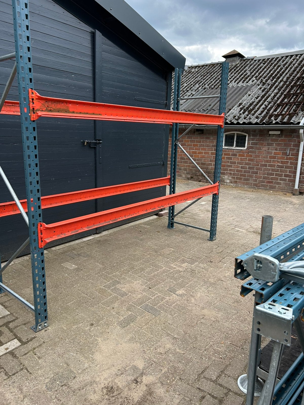 Goedkope stelling stellingen 14 meter, Ophalen of Verzenden, 20 meter of meer