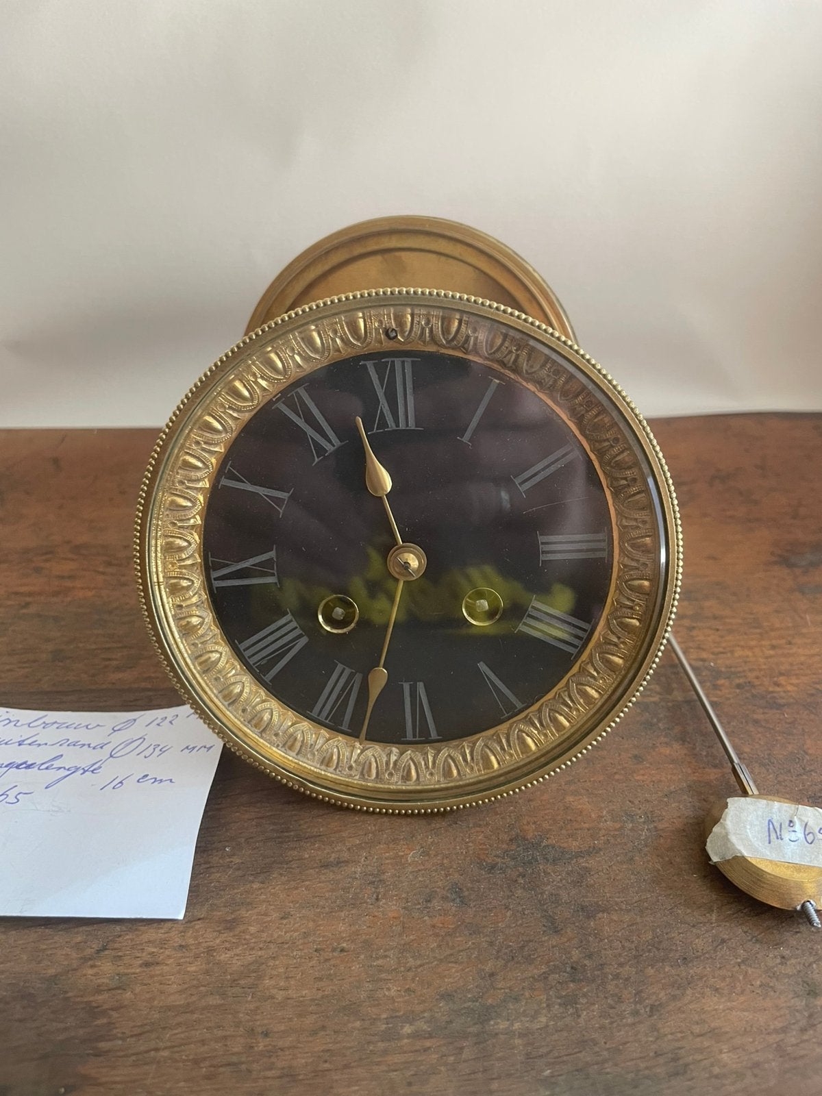 Los Frans Pendule uurwerk 65, Ophalen of Verzenden
