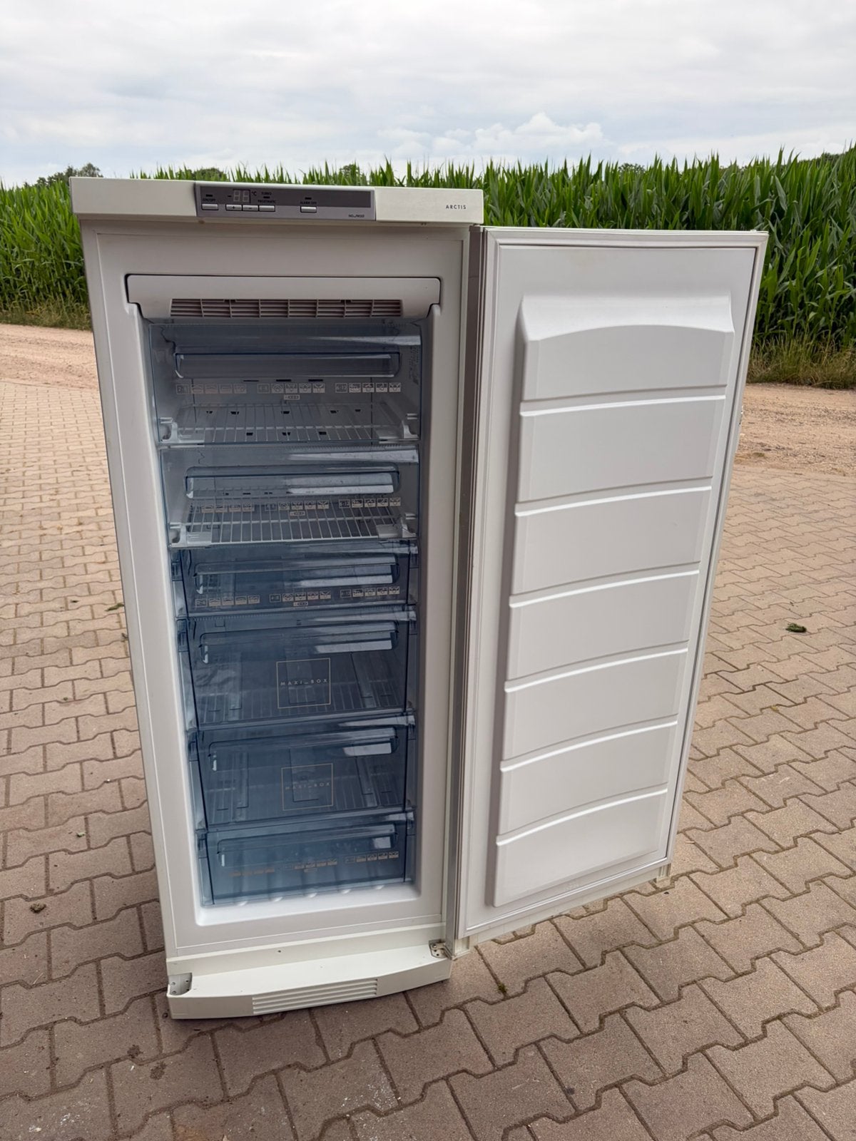 AEG diepvrieskast goedwerkend, Witgoed en Apparatuur, Vriezers en Diepvrieskisten, Gebruikt, 140 tot 160 cm, Ophalen, Vrieskast