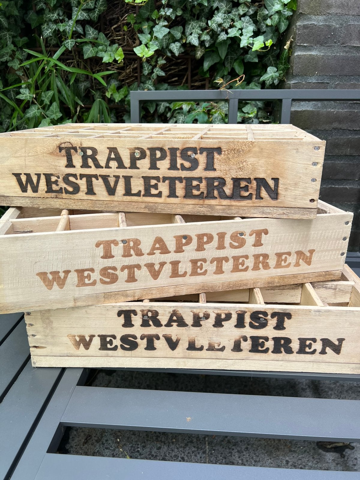3x kratje Trappist Westvleteren, Verzamelen, Biermerken, Ophalen of Verzenden, Nieuw, Overige merken