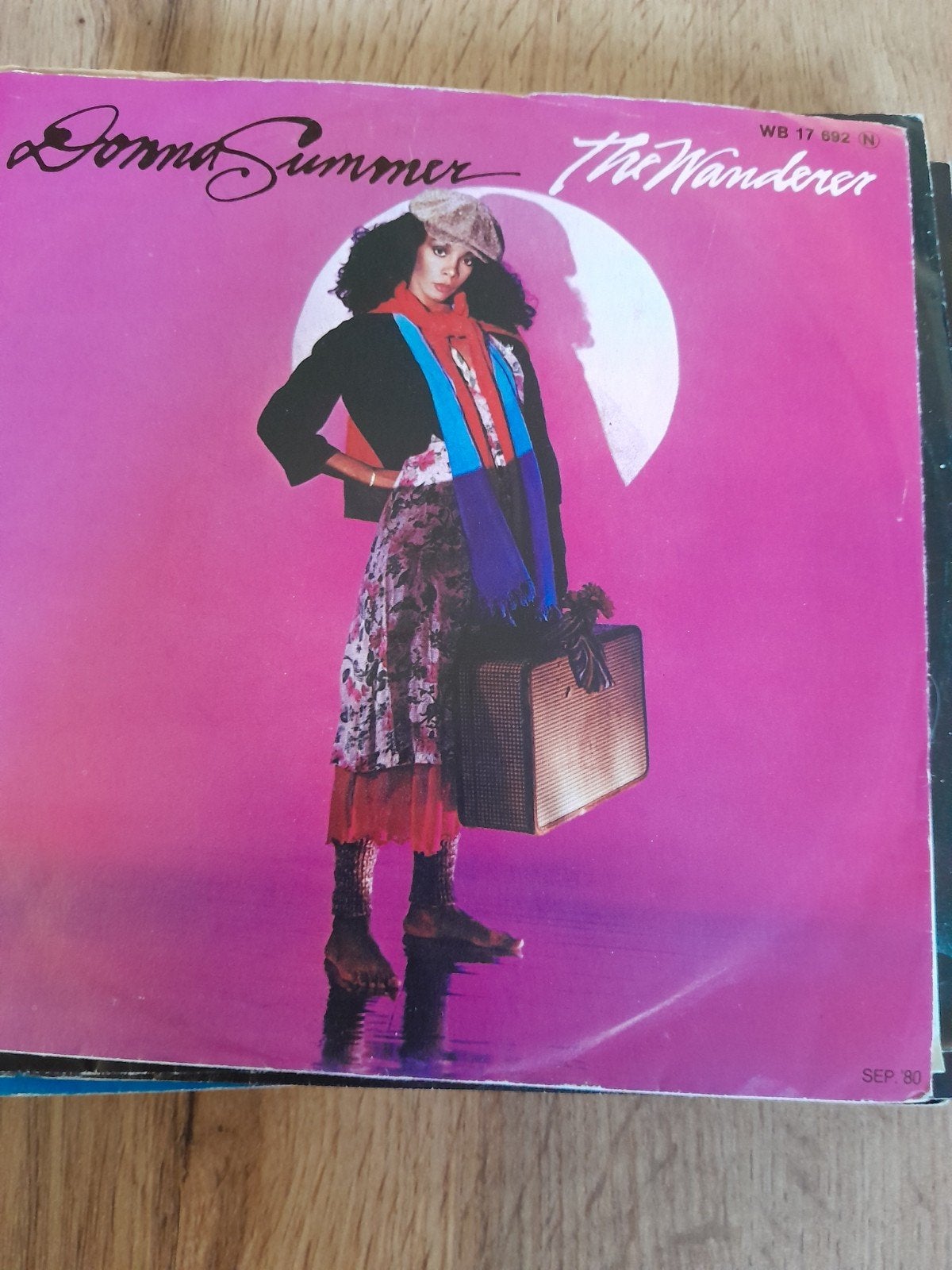 Donna summer 7inch the wanderer, Ophalen of Verzenden, Zo goed als nieuw, Pop
