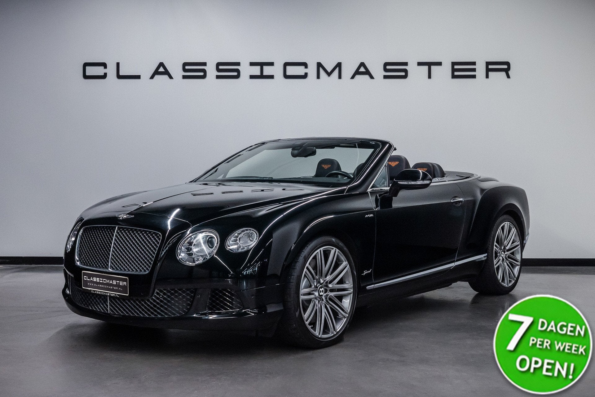 Bentley Continental GTC 6.0 W12 Speed Btw auto, (€ 90.867,, Auto's, Automaat, Gebruikt, Zwart, 4 stoelen