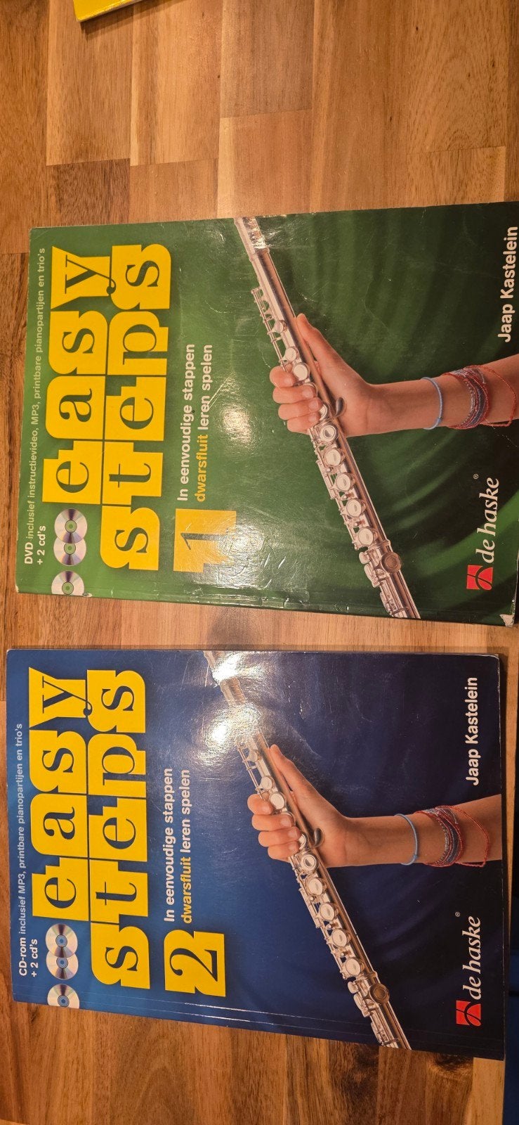Dwarsfluit Boek voor Beginners - Easy Steps 1 & 2, Muziek en Instrumenten, Ophalen of Verzenden, Gebruikt, Les of Cursus, Dwarsfluit of Piccolo