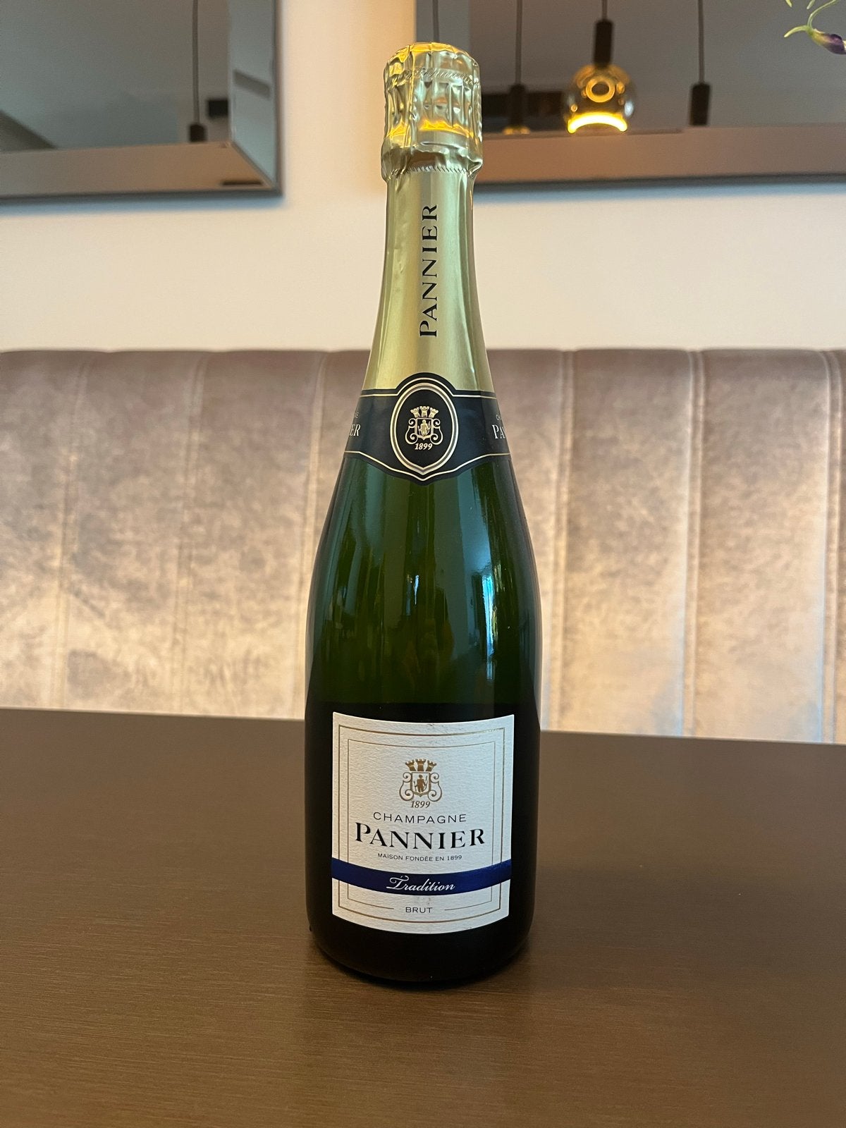 Pannier Champagne Brut 75cl – Franse Champagne, Ophalen, Zo goed als nieuw, Frankrijk, Champagne