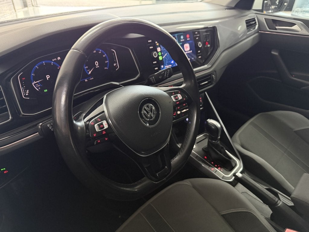 Volkswagen Polo 1.0 TSI R-Line 116PK DSG VIRTUAL CARPLAY, Gebruikt, Wit, Bedrijf, 3 cilinders