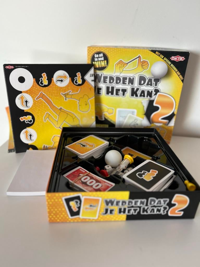 Wedden Dat Ik Het Kan 2 - Gezellig familiespel, Hobby en Vrije tijd, Gezelschapsspellen | Bordspellen, Drie of vier spelers, Verzenden