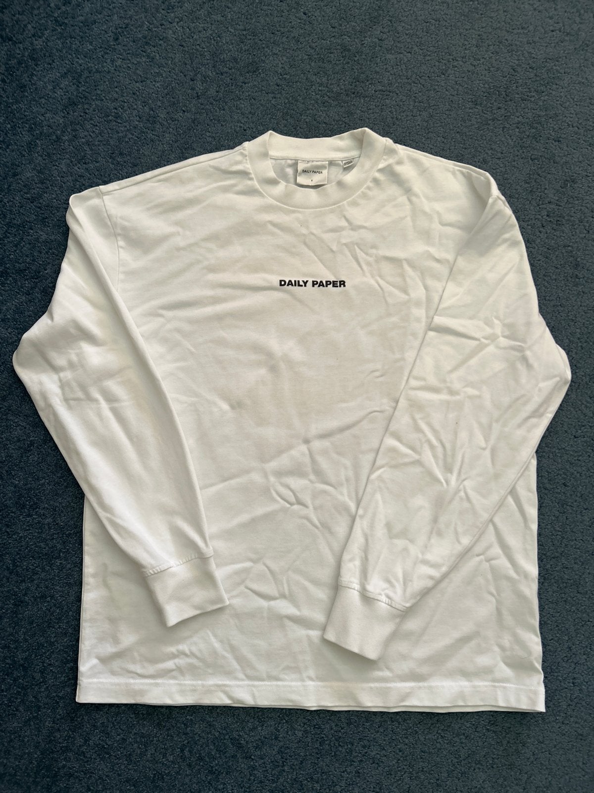 Daily Paper Longsleeve T-shirt Wit Maat S, Ophalen of Verzenden, Zo goed als nieuw, Maat 46 (S) of kleiner, Wit