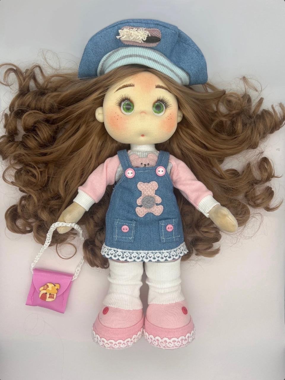 Handgemaakte Inbaar Waldorf pop Celine - katoen, 33 cm, Verzamelen, Ophalen, Nieuw, Overige typen