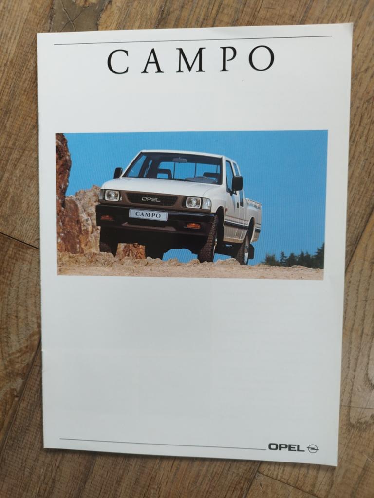 Opel Campo brochure uit 1991 - Nederlands, 8 pagina's, Opel, Zo goed als nieuw, Opel, Ophalen of Verzenden