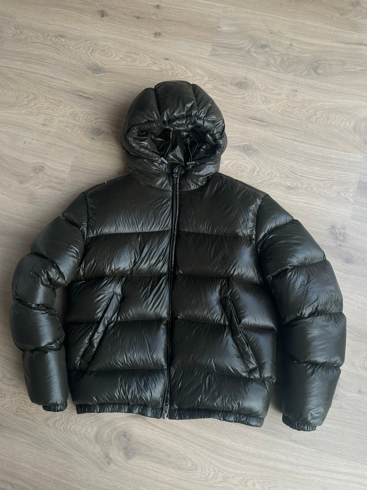 Groene Zara puffer jas ( heren) maat L, Ophalen of Verzenden, Zo goed als nieuw, Maat 52/54 (L), Groen