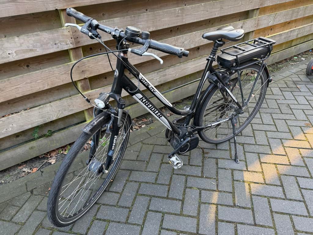 Kreidler elektrische fiets, Fietsen en Brommers, Elektrische fietsen, Minder dan 30 km per accu, Gebruikt, 51 tot 55 cm, Ophalen