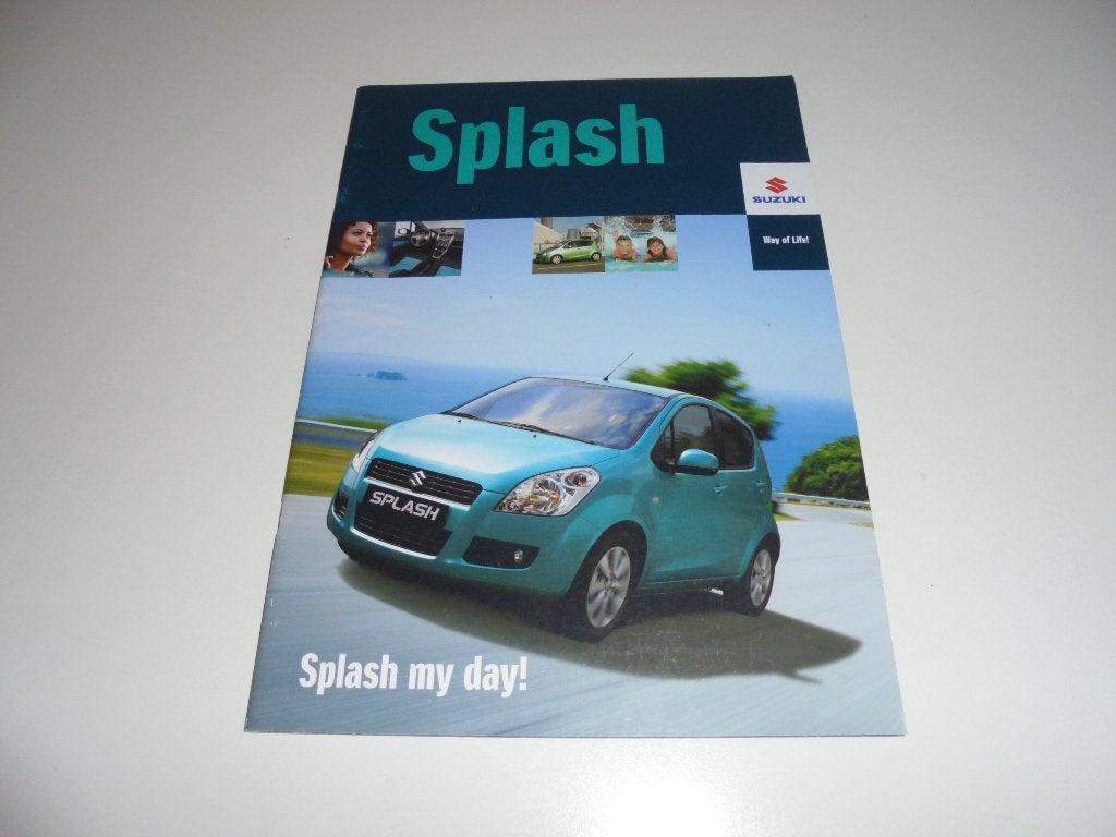 brochure Suzuki Splash  2008, Ophalen of Verzenden, Zo goed als nieuw, Overige merken