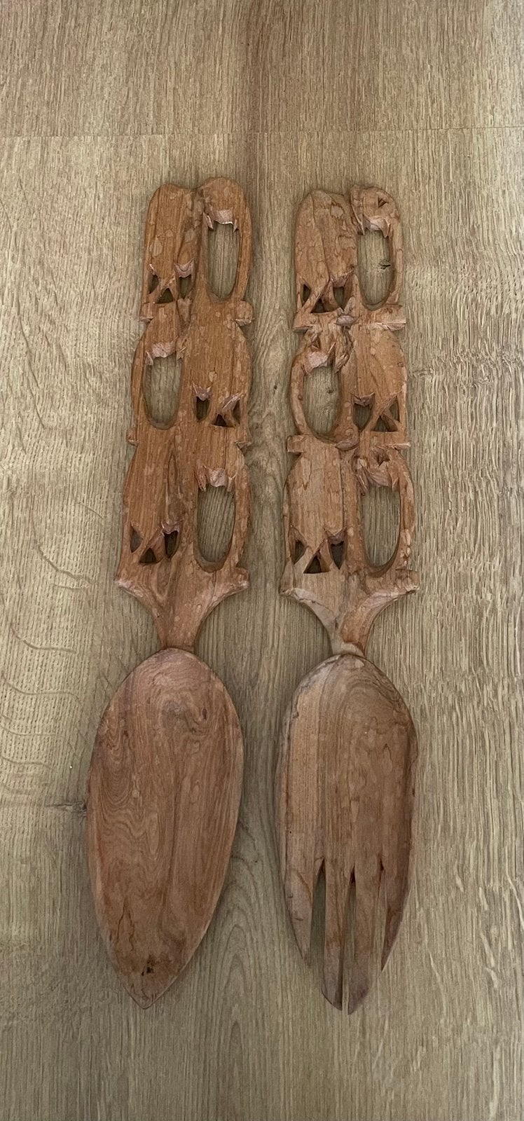 Prachtig groot houten slabestek olifant Afrika hout, Ophalen of Verzenden