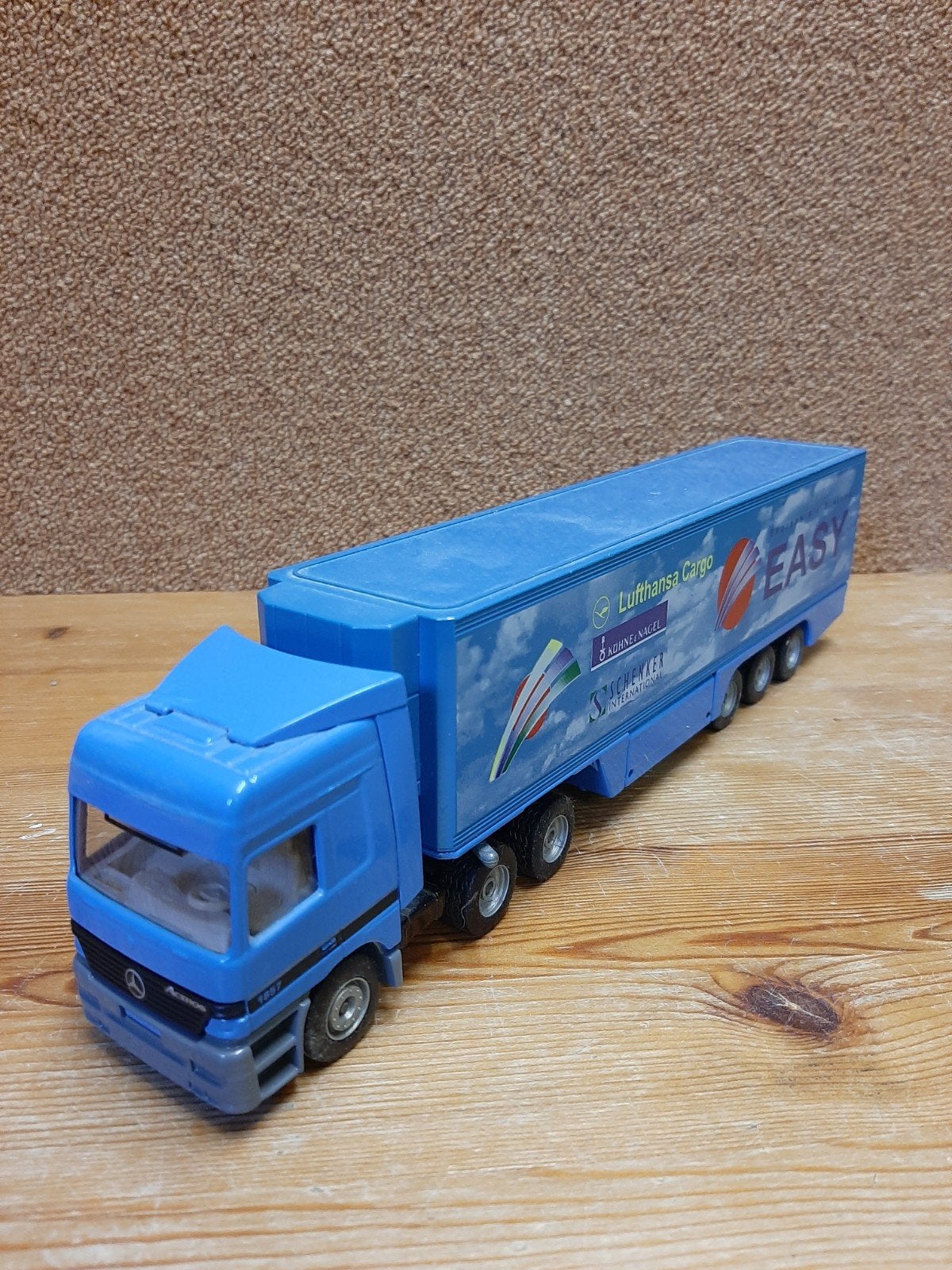 Siku Mercedes Actros met oplegger, Hobby en Vrije tijd, Ophalen of Verzenden, Gebruikt, Bus of Vrachtwagen, SIKU