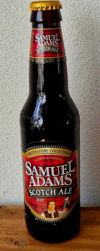oud SCOTCH ALE apart vol flesje bier Samuel Adams Brewmaster, Verzamelen, Biermerken, Ophalen of Verzenden, Zo goed als nieuw