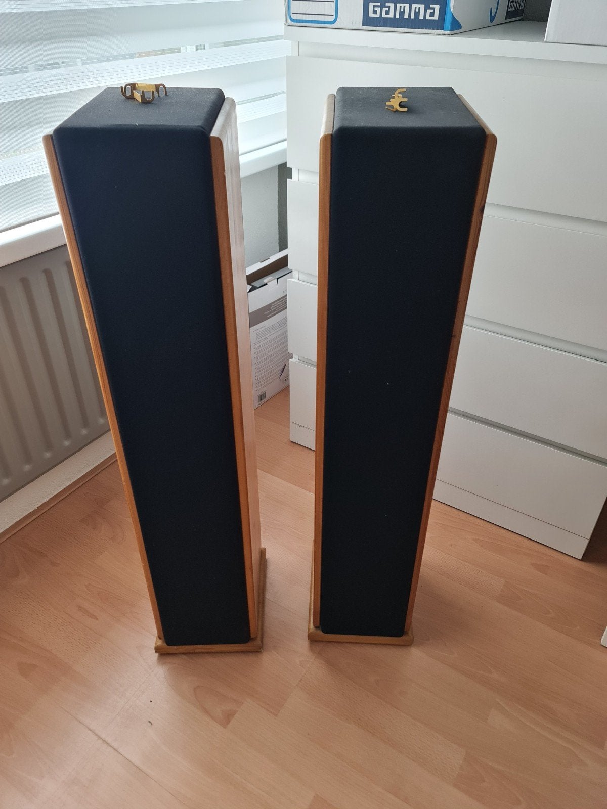 Speakers Lambda Saffier., Audio, Tv en Foto, Luidsprekers, Ophalen, 120 watt of meer, Front, Rear of Stereo speakers, Overige merken